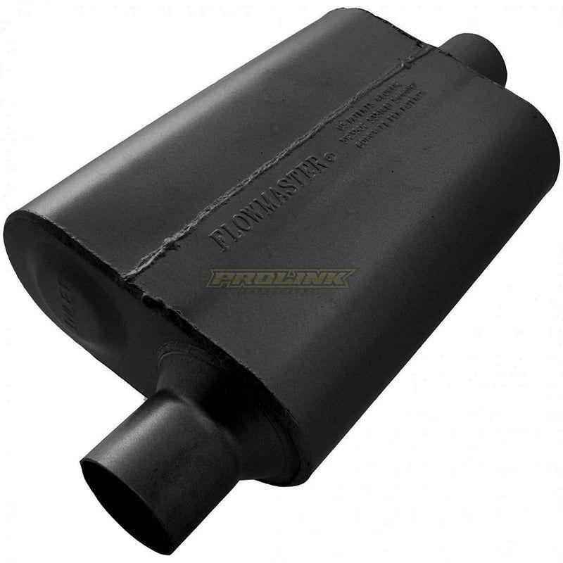 Flowmaster 40 Series Delta Flow Muffler 2.5" Offset Inlet / Center Outlet - Prolink Performance