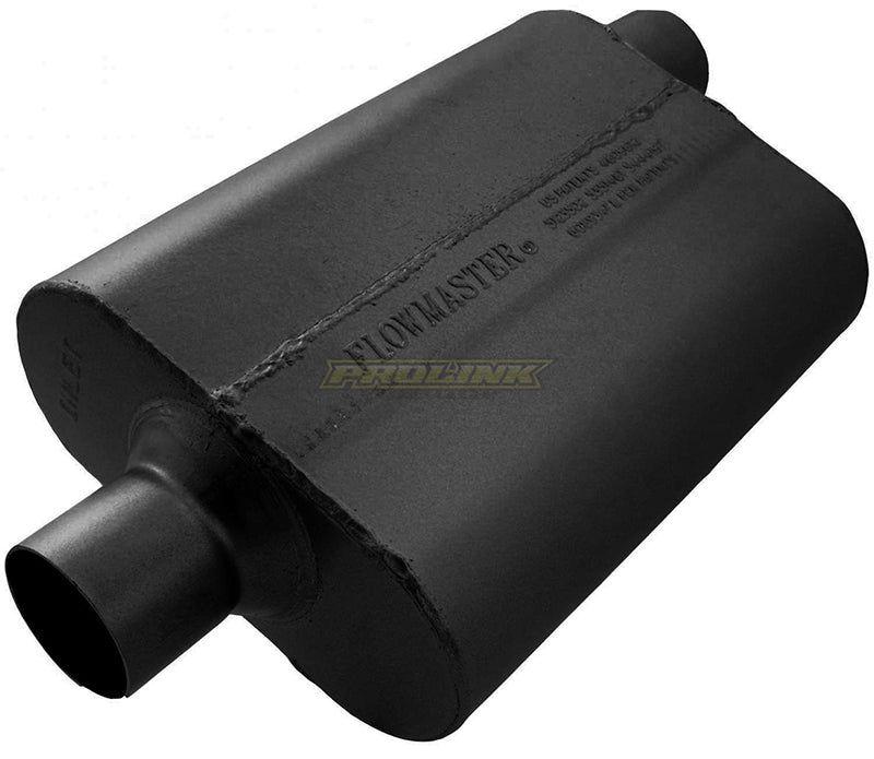 Flowmaster 40 Series Delta Flow Muffler - 2.5" Center Inlet / Offset Outlet - Prolink Performance