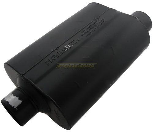 Flowmaster Super 40 Series Delta Flow Muffler - 3" Center Inlet / Offset Outlet - Prolink Performance