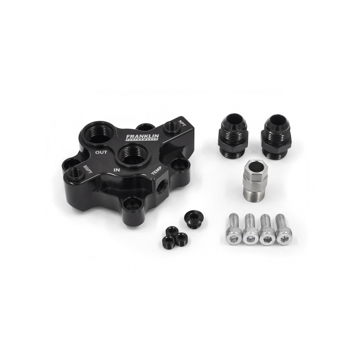 Oil Filter Relocation & Cooling Kit ‚ Nissan RB Bolt-On Version with Aeroflow Oil Cooler