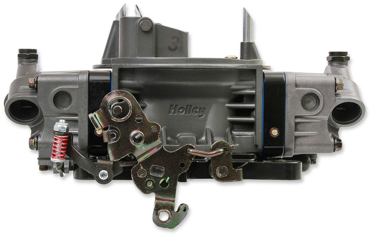 Holley 650 CFM Ultra Double Pumper 4-Barrel Carburettor - Hard Core Grey (HO0-76650HB) - Prolink Performance