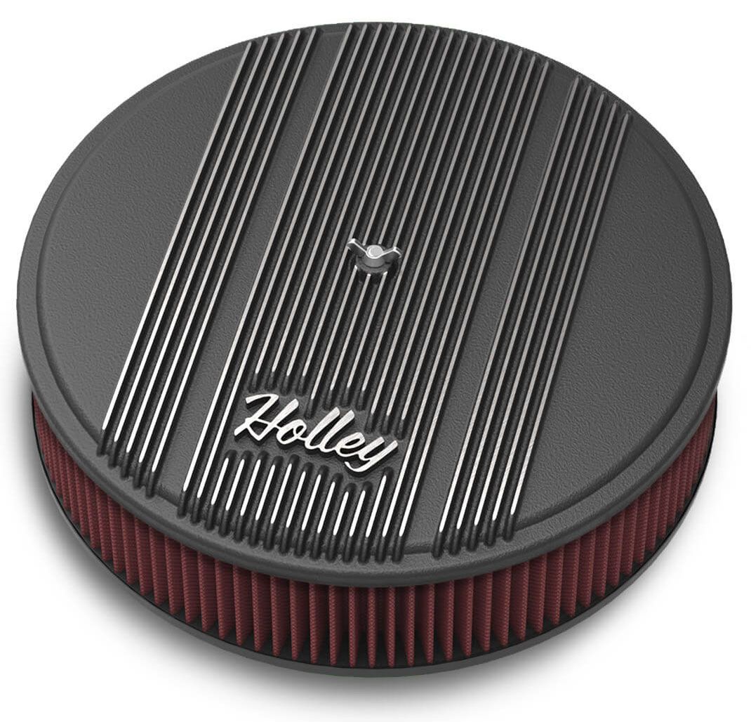 Holley Vintage Series Finned Aluminium Air Cleaner (HO120-153) - Prolink Performance