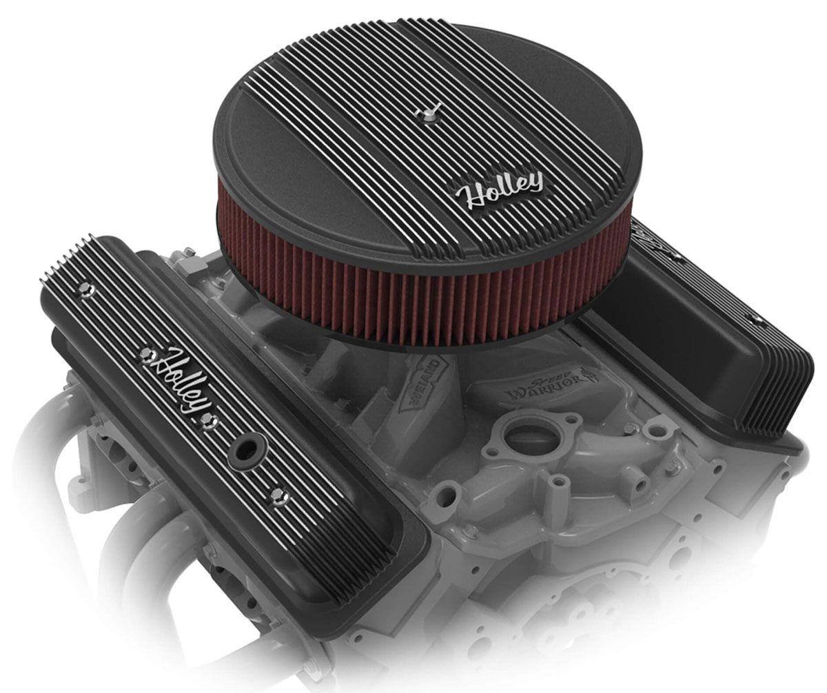 Holley Vintage Series Fined Valve Covers (HO241-247) - Prolink Performance