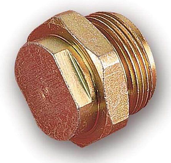 Holley Fuel Inlet Plug, Steel, 7/8"-20 (HO26-18-2) - Prolink Performance