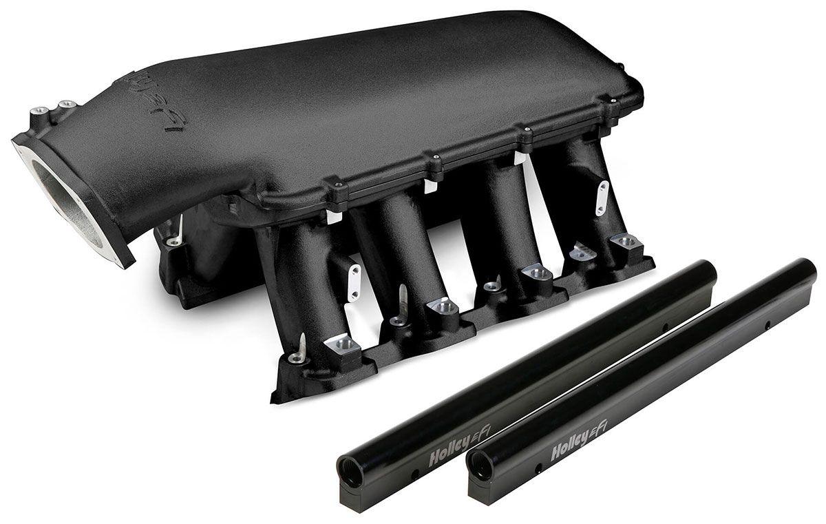 Holley LS1/LS2/LS6 Hi-Ram Intake Manifold - Black (HO300-122BK) - Prolink Performance