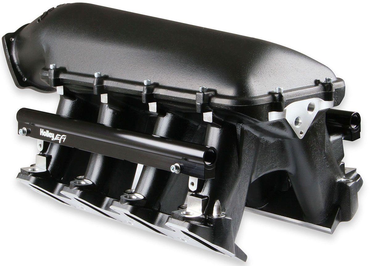 Holley LS1/LS2/LS6 Hi-Ram Intake Manifold - Black (HO300-122BK) - Prolink Performance