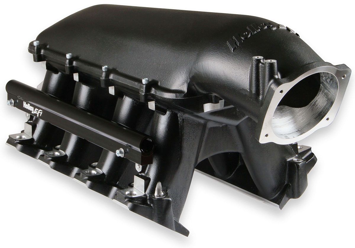 Holley LS1/LS2/LS6 Hi-Ram Intake Manifold - Black (HO300-122BK) - Prolink Performance