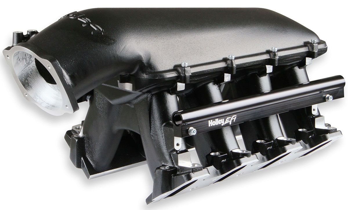 Holley LS1/LS2/LS6 Hi-Ram Intake Manifold - Black (HO300-122BK) - Prolink Performance