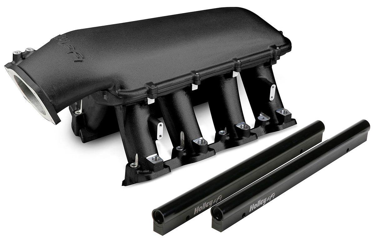 Holley LS1/LS2/LS6 Hi-Ram Intake Manifold - Black (HO300-123BK) - Prolink Performance