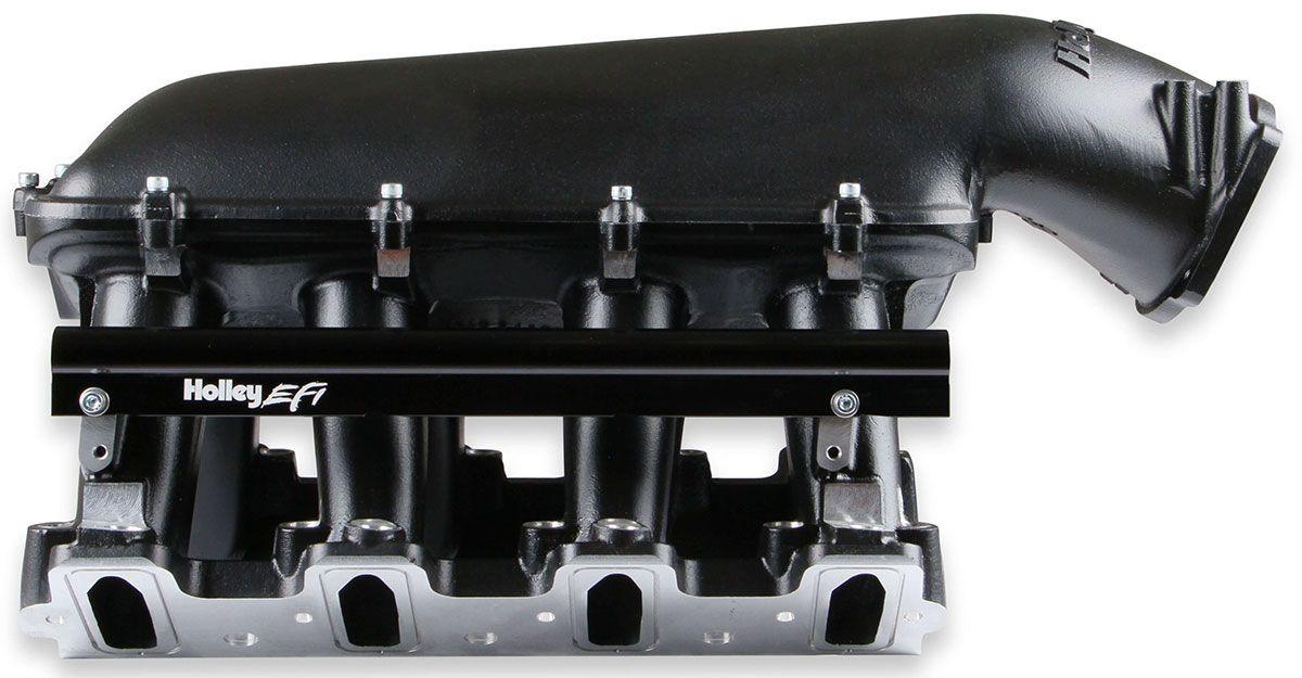 Holley LS1/LS2/LS6 Hi-Ram Intake Manifold - Black (HO300-123BK) - Prolink Performance