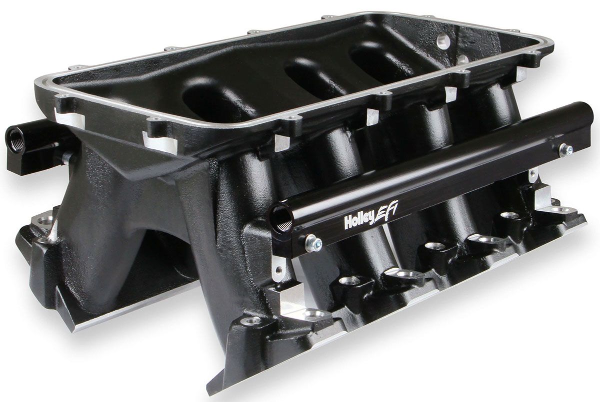 Holley LS1/LS2/LS6 Hi-Ram Intake Manifold - Black (HO300-123BK) - Prolink Performance