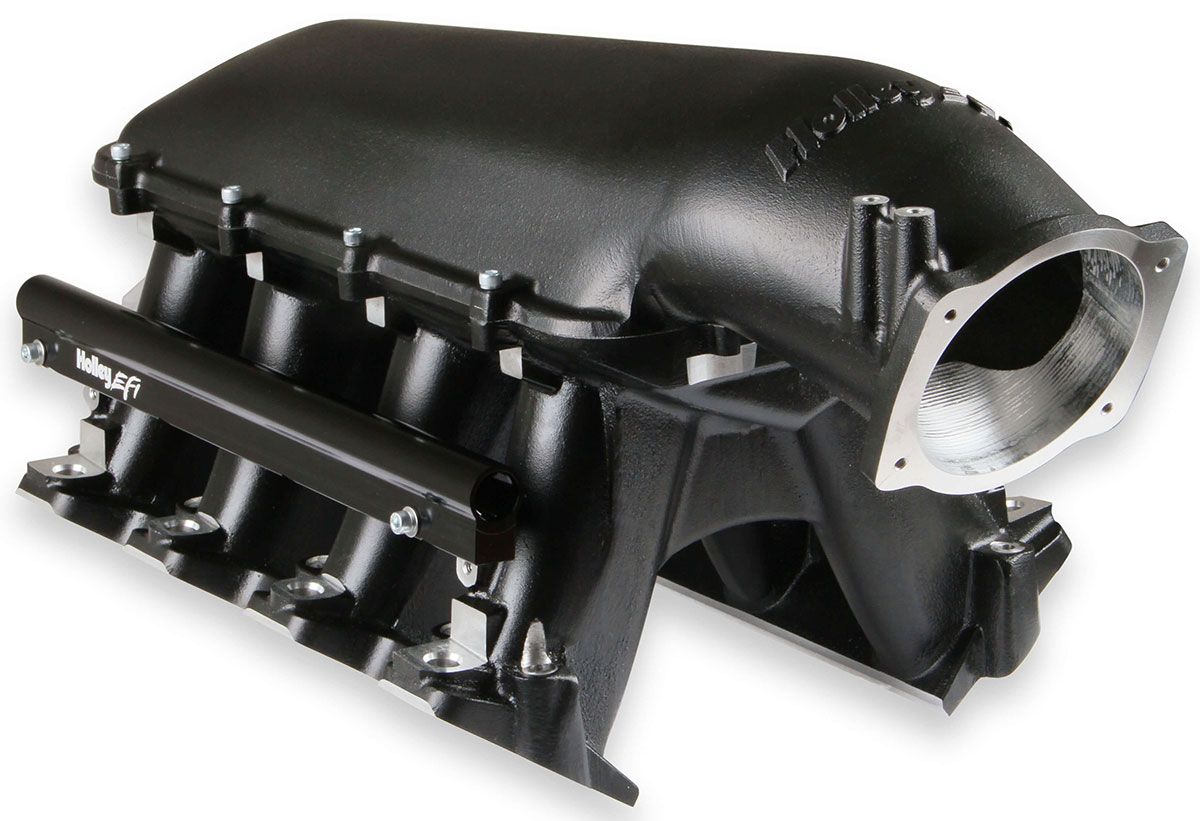 Holley LS1/LS2/LS6 Hi-Ram Intake Manifold - Black (HO300-123BK) - Prolink Performance