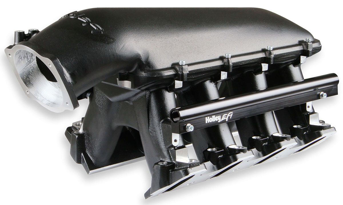 Holley LS1/LS2/LS6 Hi-Ram Intake Manifold - Black (HO300-123BK) - Prolink Performance