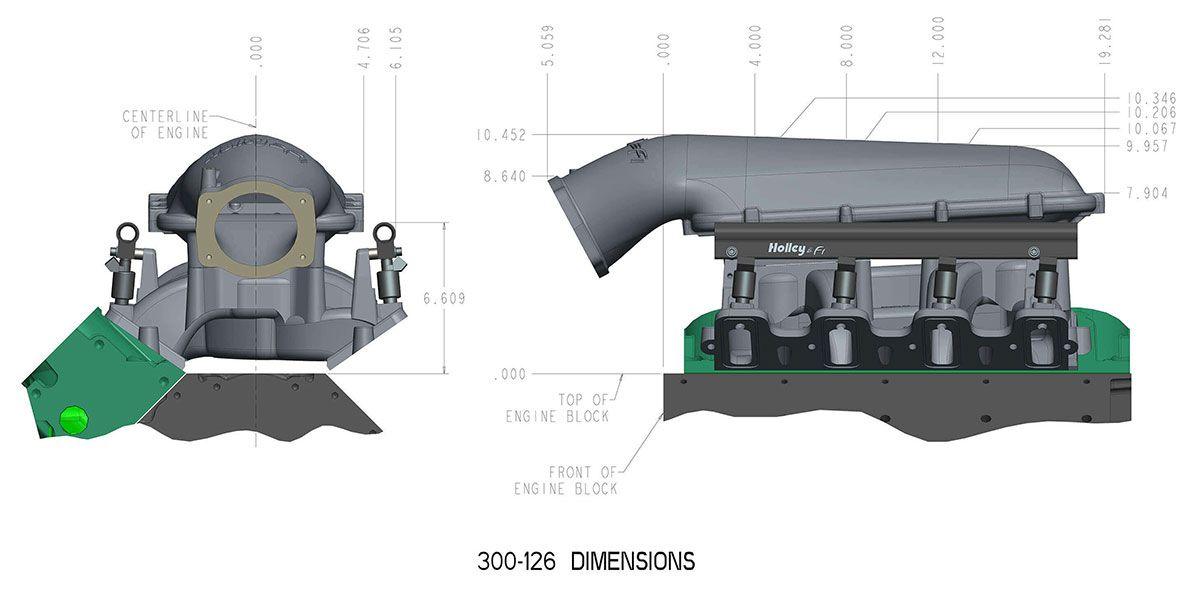 Holley LS1/LS2/LS6 Mid-Rise Intake Manifold (HO300-126) - Prolink Performance