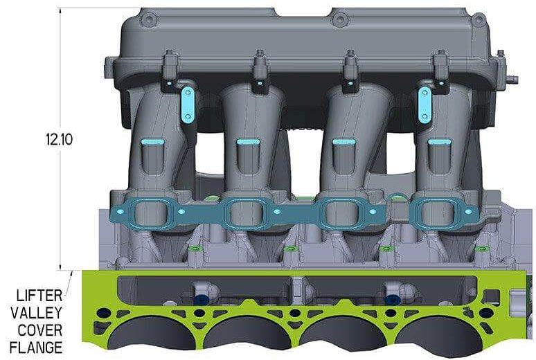 Holley Hi-Ram Intake Plenum Top Only - Black (HO300-207BK) - Prolink Performance