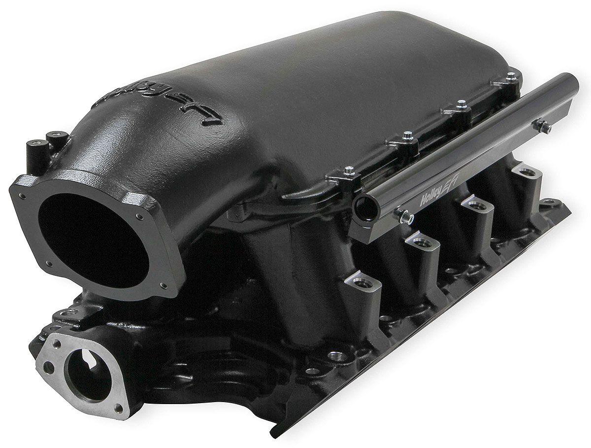 Holley Ford 351 Windsor Hi-Ram EFI Manifold - Black (HO300-241BK) - Prolink Performance