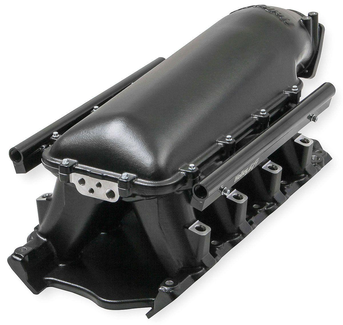 Holley Ford 351 Windsor Hi-Ram EFI Manifold - Black (HO300-241BK) - Prolink Performance