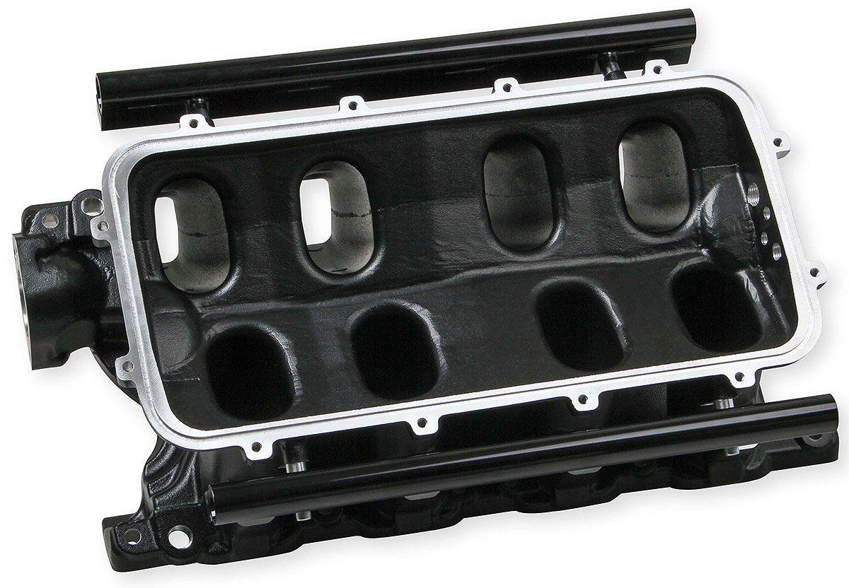 Holley Ford 351 Windsor Hi-Ram EFI Manifold - Black (HO300-241BK) - Prolink Performance