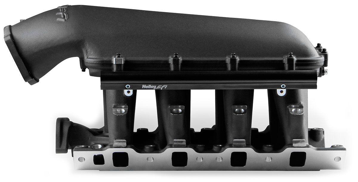 Holley 8.2" SBF Ford Hi-Ram Intake Manifold, Black Finish (HO300-273BK) - Prolink Performance