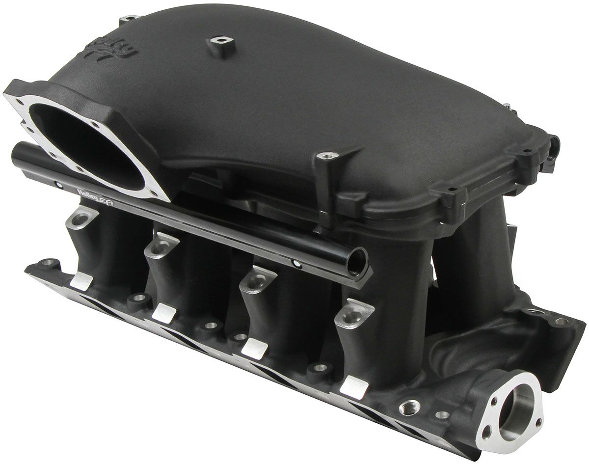 Holley Hi-Ram EFI Intake Manifold with Side Mount Top, Black (HO300-308BK) - Prolink Performance