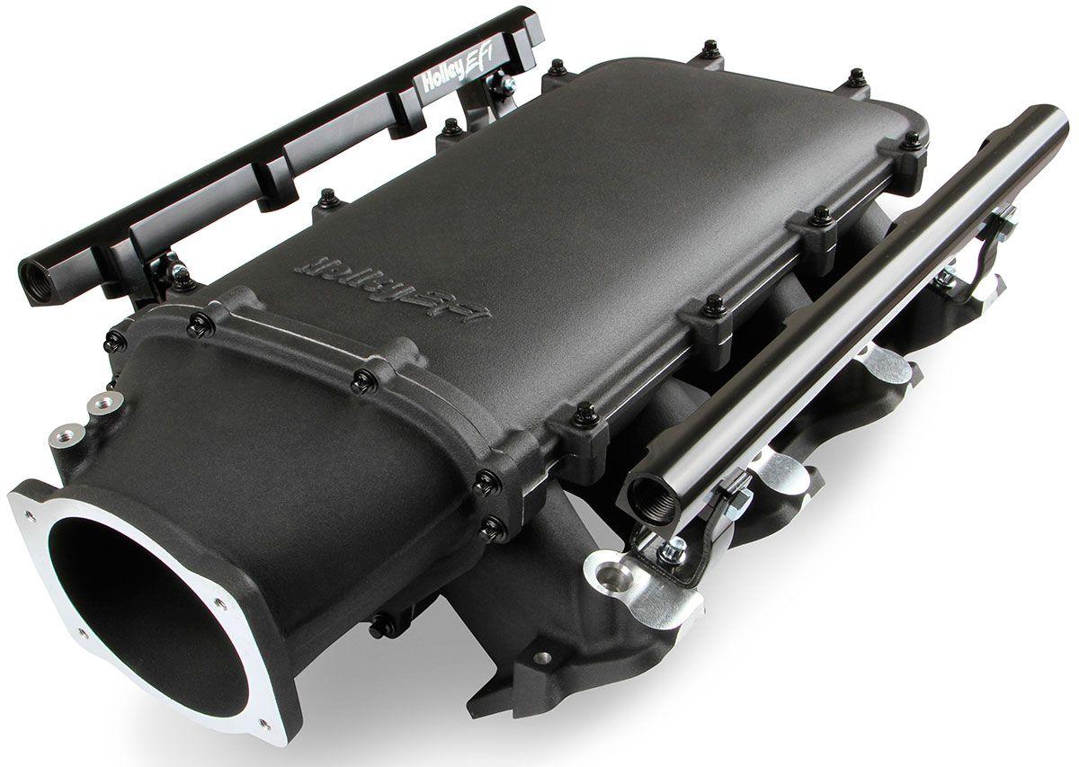Holley LS1/LS2/LS6 Ultra Lo-Ram EFI Intake Manifold, Black Finish (HO300-621BK) - Prolink Performance