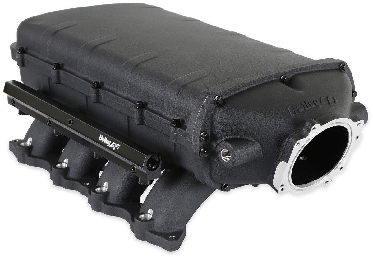 Holley Ultra Lo-Ram Aluminium Intake Manifold, Black (HO300-912BK) - Prolink Performance