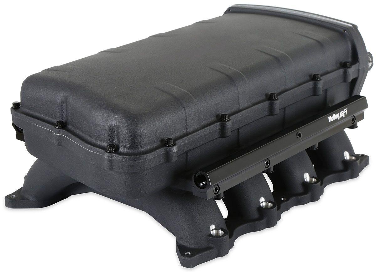 Holley Ultra Lo-Ram Aluminium Intake Manifold, Black (HO300-912BK) - Prolink Performance