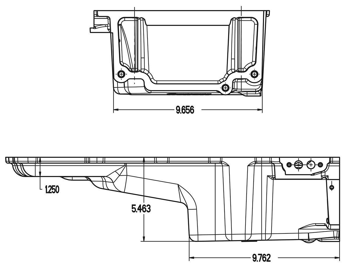 Holley GM LS Retro-fit Oil Pan (HO302-2) - Prolink Performance