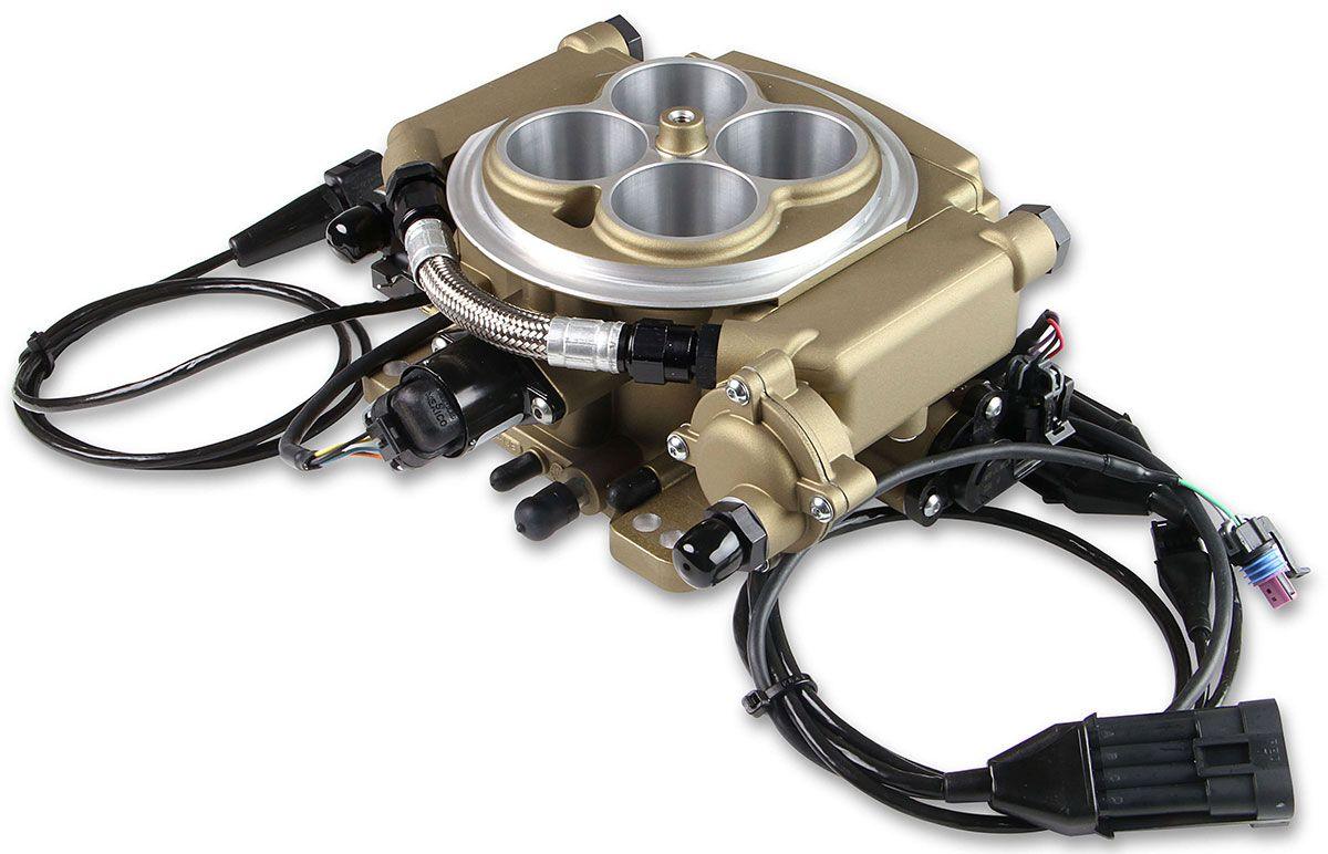 Holley Sniper EFI 4BBL Self Tuning Master Kit - Classic Gold Finish (HO550-516K) - Prolink Performance