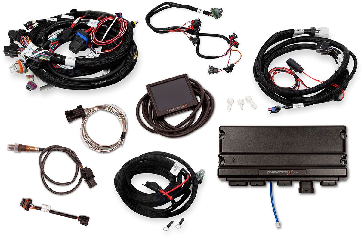 Holley Terminator X Max ECU Kit, 24x Crank - 1x Cam - EV1 Injectors (HO550-916) - Prolink Performance