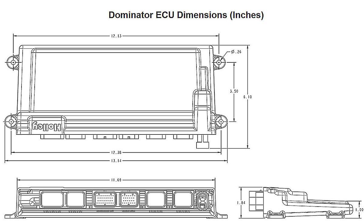 Holley Dominator EFI ECU Only (HO554-114) - Prolink Performance