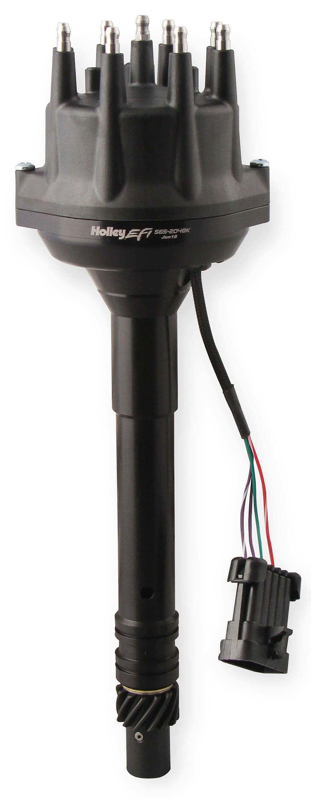 Holley EFI Dual Sync Distributor - Black (HO565-200BK) - Prolink Performance