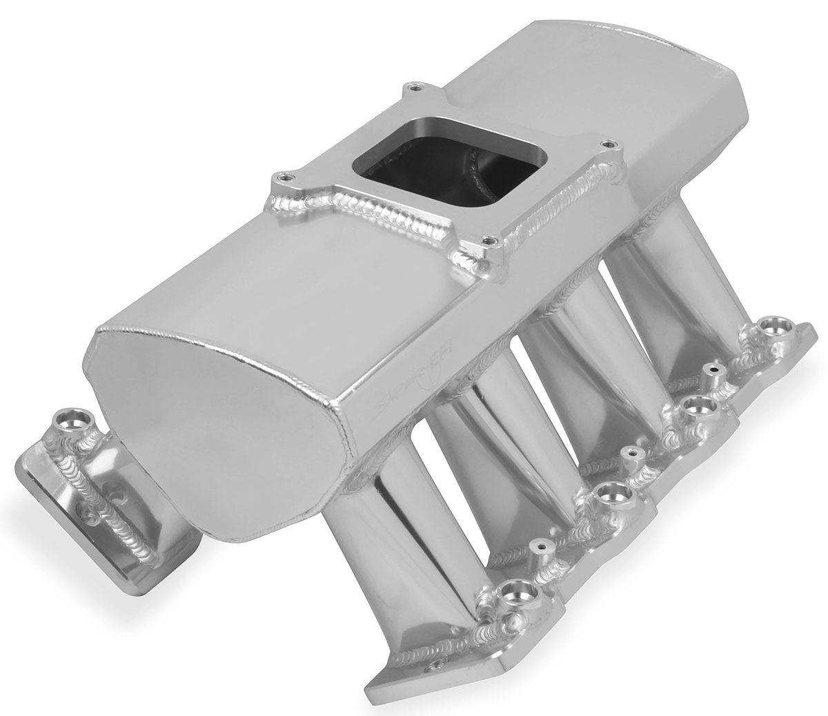 Holley Fabricated Sniper EFI Intake Manifold - Silver (HO822051) - Prolink Performance