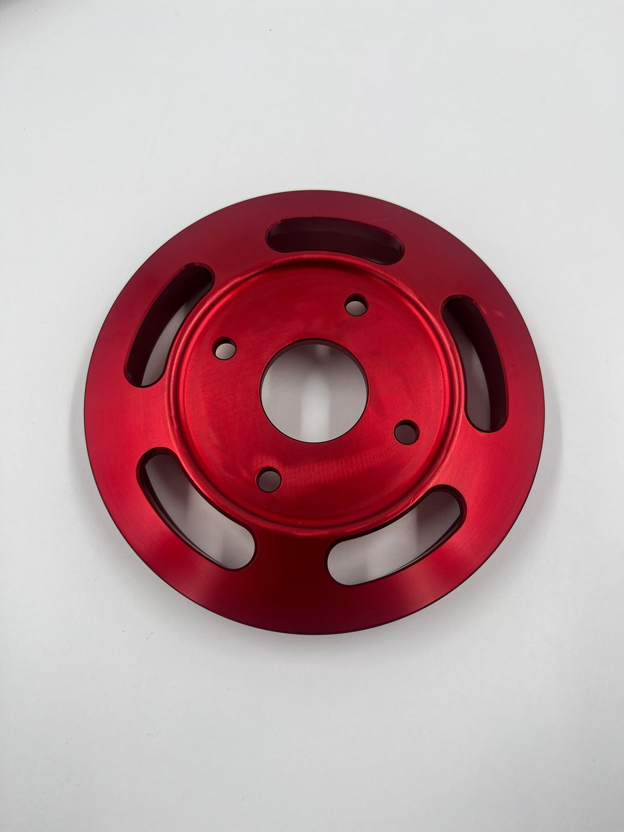 Scratch&Dent Billet Underdrive Water Pump Pulley for Nissan RB Engines - Red 140mm