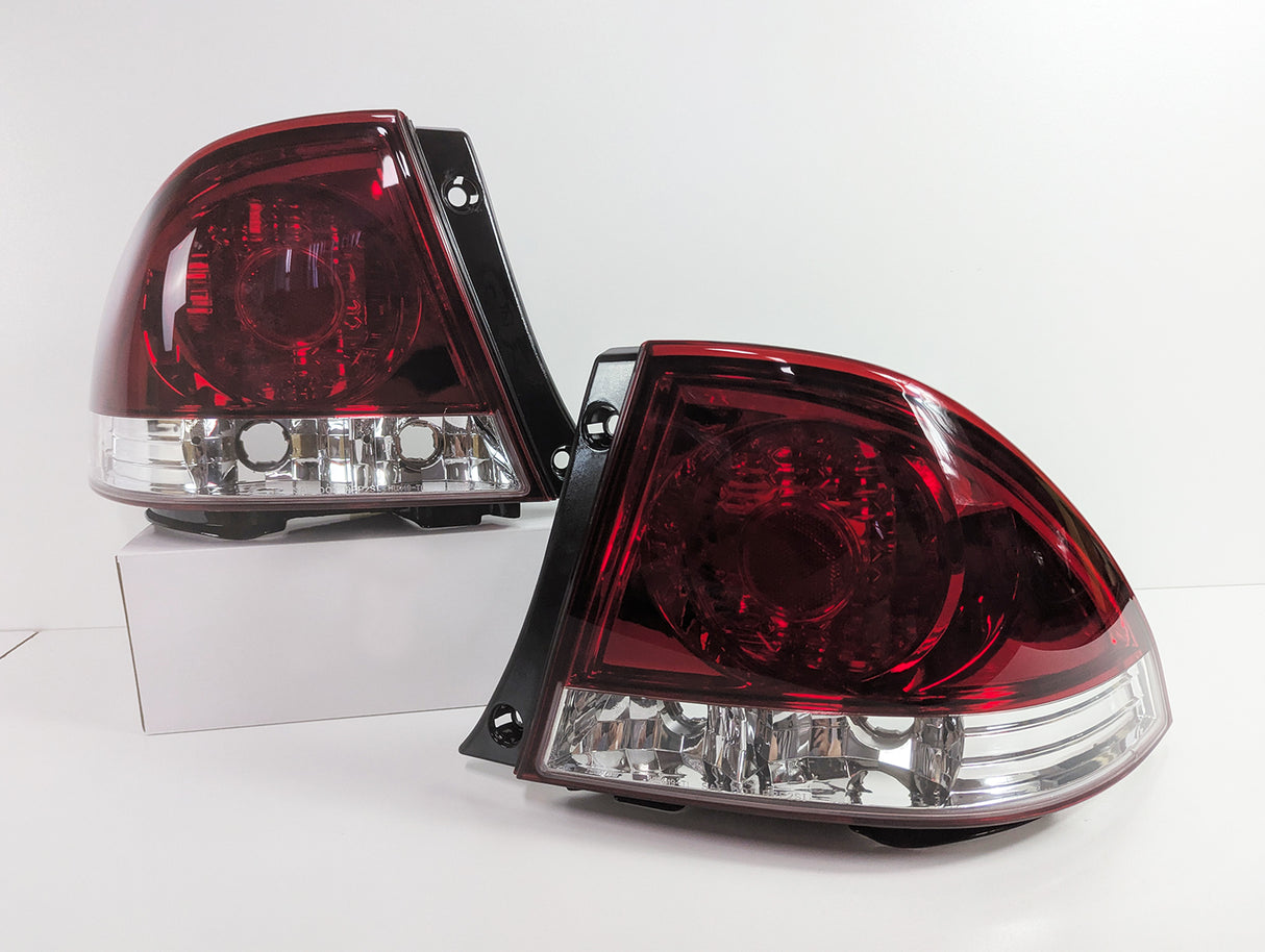 JDM Clear Red Tail Lights for 99-05 Lexus IS200 IS300 Toyota Altezza taillights