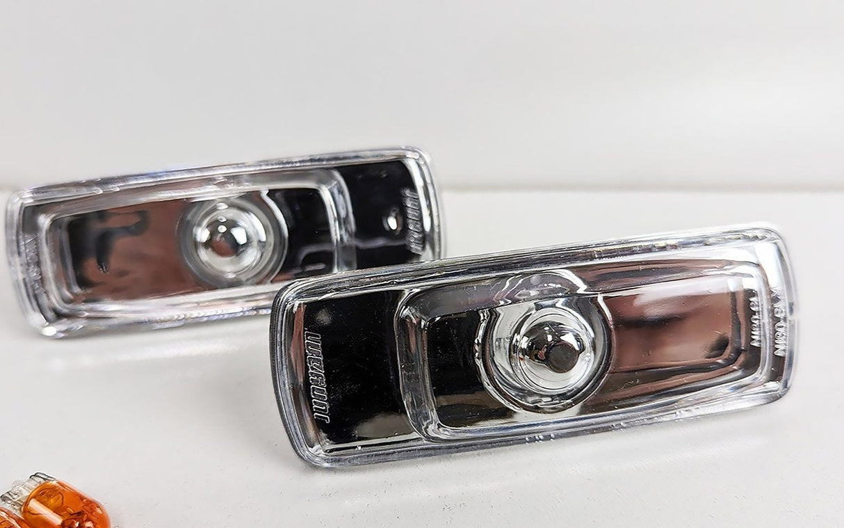 JDM Clear Side Marker Indicator Lights for 91-98 Nissan 180SX RPS13 Silvia