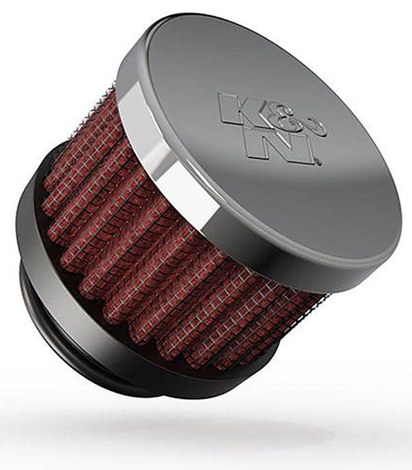 K&N Clamp-On Vent Filter 2 OD x 1-1/2 H (KN62-1370) - Prolink Performance