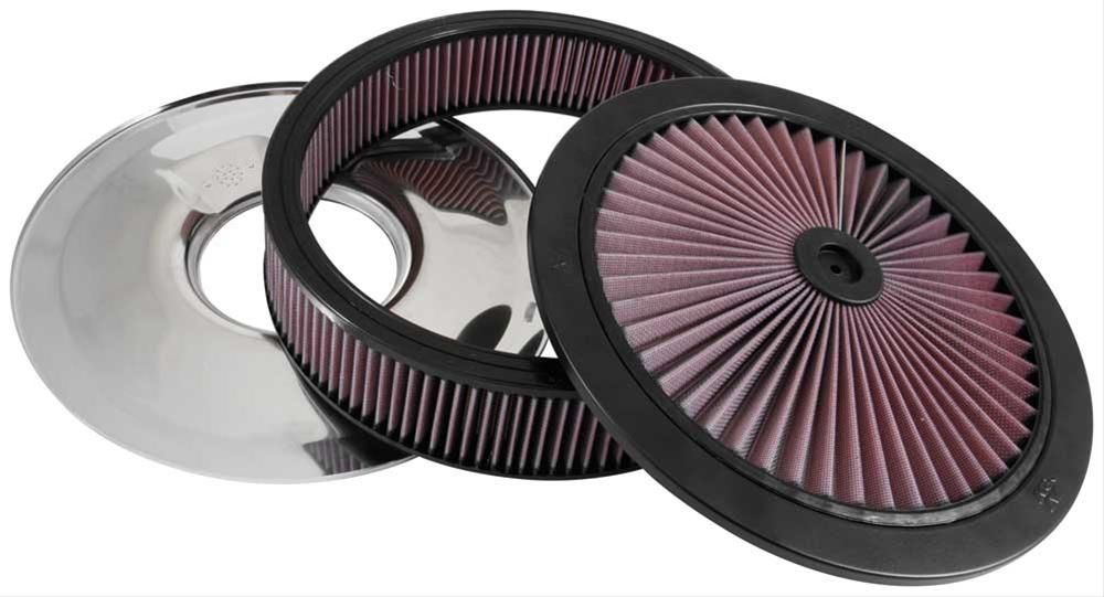 K&N Custom Air Filter Assembly 14 OD x 3" H (KN66-3010) - Prolink Performance