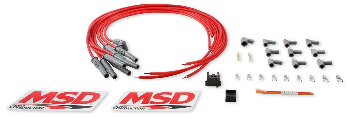 MSD Super Conductor Spark Plug Lead Set MSD31189 - Prolink Performance
