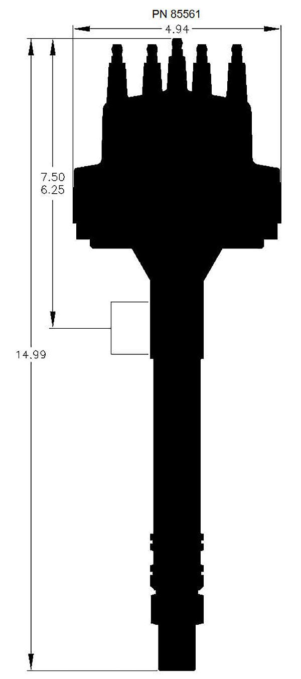 MSD Pro-Billet Distributor MSD85561 - Prolink Performance