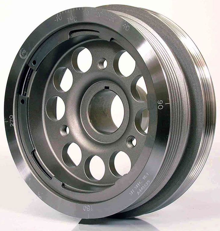 Powerbond Race Series Harmonic Balancer (Serpentine Belt) 10% Under Drive PBU1117-SS10 - Prolink Performance