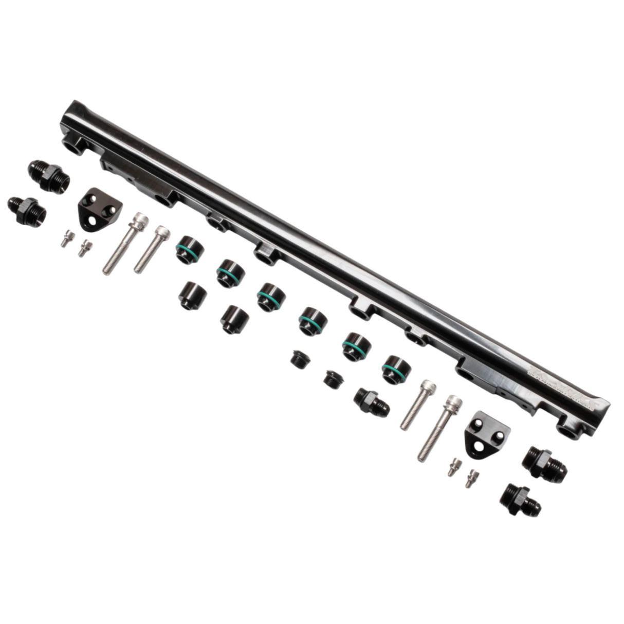 TAARKS Top Feed Fuel Rail Kit (2JZ-GTE) - BLACK
