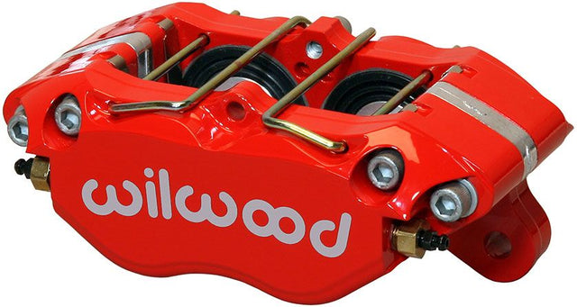 Wilwood 4-Piston Dynapro Dust-Boot Lug Mount Caliper - Red WB120-15131-RD - Prolink Performance