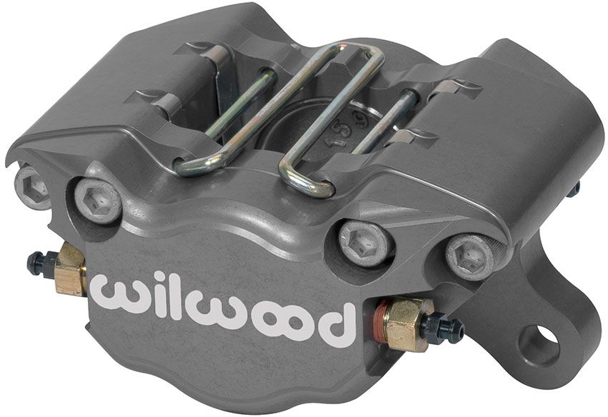 Wilwood 2 Piston - 3.75" Lug Mount DynaPro Single Caliper, Long Piston (Polished) WB120- - Prolink Performance
