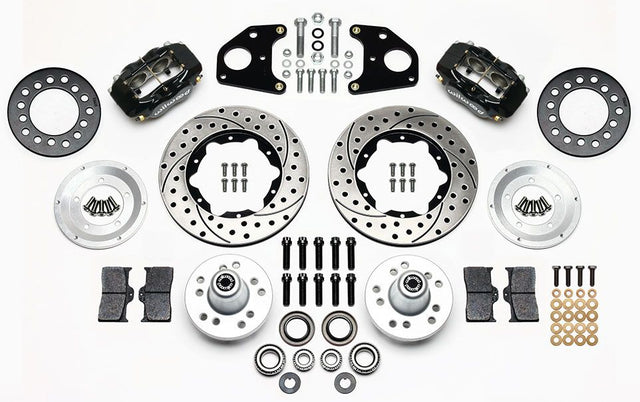 Wilwood Forged Dynalite Dust-Boot Pro Series Front Brake Kit - 4-Piston 11" WB140-11020- - Prolink Performance