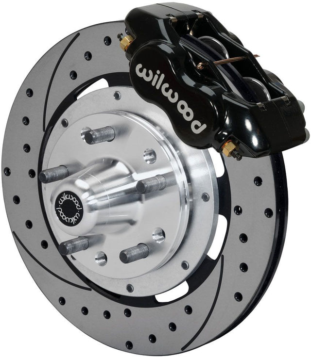 Wilwood Forged Dynalite Big Brake Front Brake Kit (Forged Hub) Drilled Rotor WB140-11072 - Prolink Performance