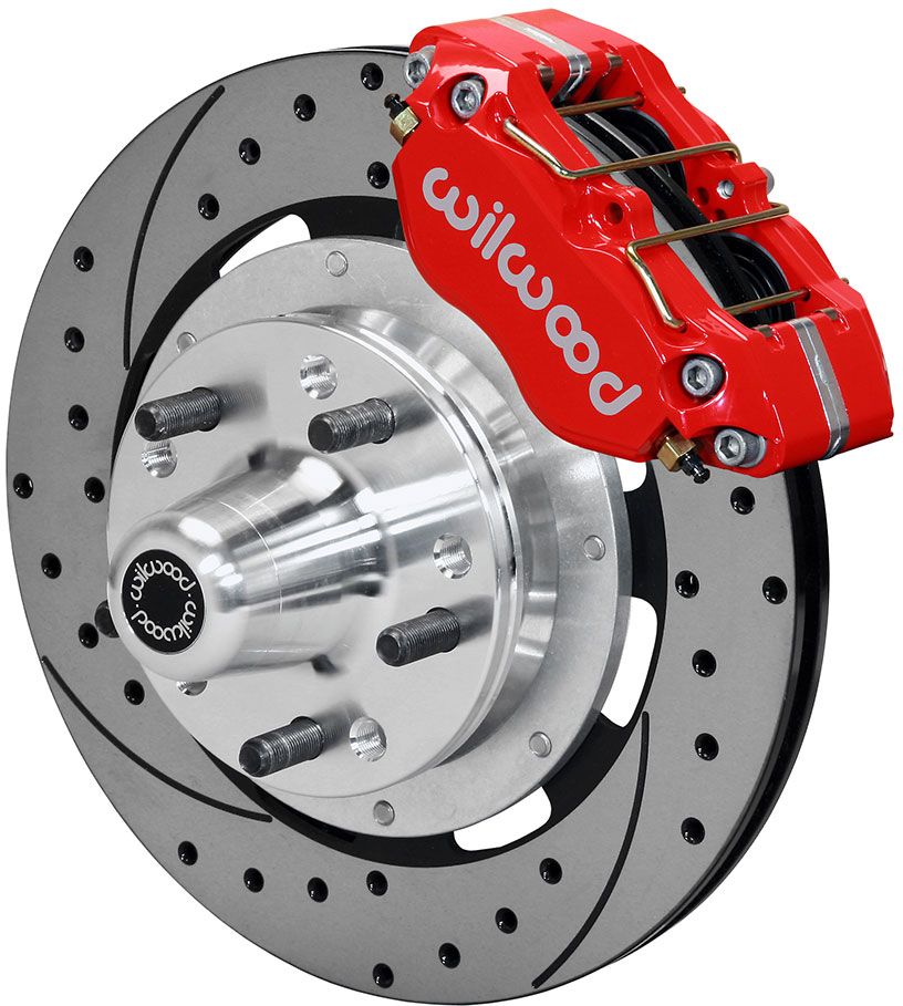 Wilwood Dynapro Dust-Boot Front Red Brake Kit - 4-Piston 12.19" WB140-13344-DR - Prolink Performance