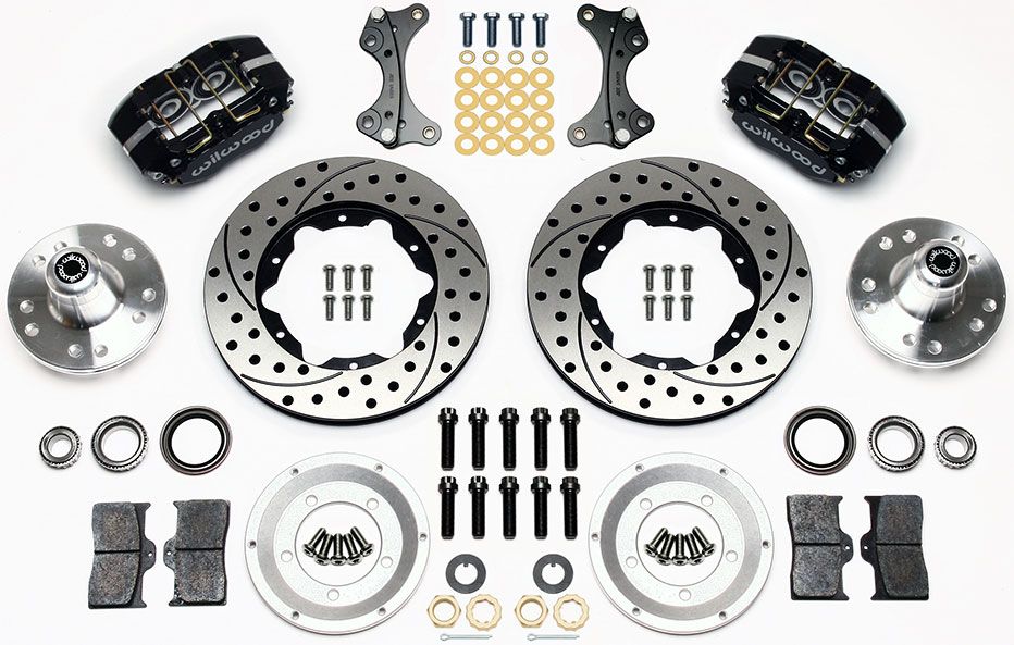 Wilwood Forged Dynalite Dust-Boot Front Brake Kit - 4-Piston 11" WB140-13345-D - Prolink Performance