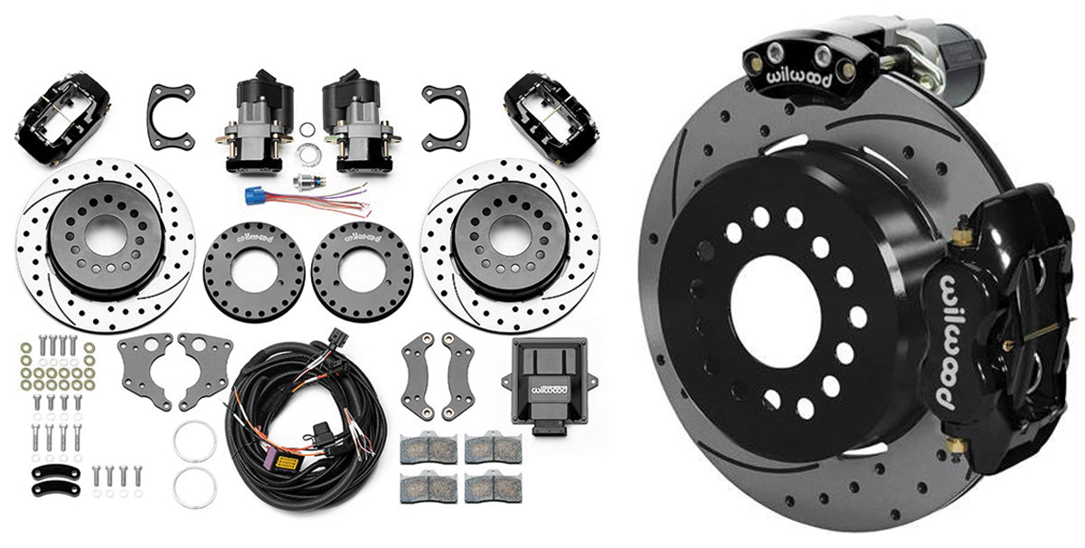 Wilwood Electric Park Brake Kit with 11" Rotors & Dust Boot Calipers WB140-15842-D-DS - Prolink Performance