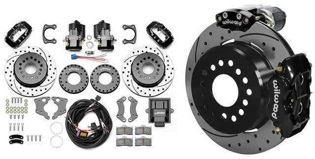 Wilwood Electric Park Brake Kit with 11" Rotors & Dust Boot Calipers WB140-15842-D-DS - Prolink Performance